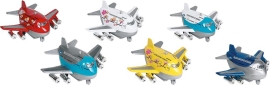 Avion Con Sonido, De Hojalata, L= 9 Cm, Goki (12078)