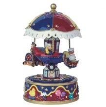 Carrusel Musical Pno. Azul/Burdeos Avion, Trediser (40391)