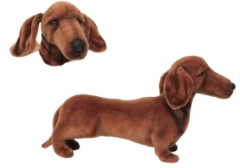 Juguete De Peluche Perro Salchicha Miniatura 59cm De Largo, Hansa (3876)