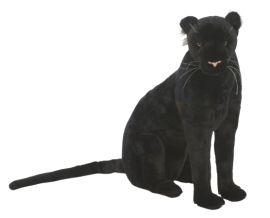 Juguete De Peluche Pantera Negra. Asiento.62cm, Hansa (5638)