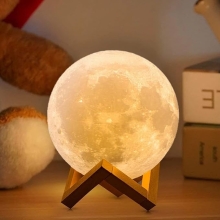 Lampara Luna Luz Multi Nocturna C-base Madera Y Ma, Trediser (42341)