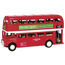 London Bus, Metal, L= 12 Cm, Goki (29937)