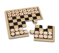 Caja De Viaje Para Ajedrez-damas Metalica, Cayro (71197)