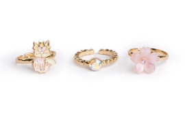 Anillos Florales Boutique Foxy, 3 Piezas, Great Pretenders (02086)