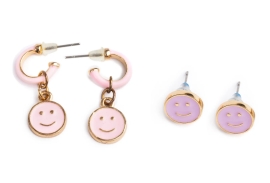 Pendientes Boutique Chic All Smiles, 2 Pares, Great Pretenders (24033)