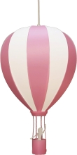 Suspension Montgolfiere Rose Doux - Lampara De Techo Globo De Aire Rosa Suave, RM Coudert (53314)