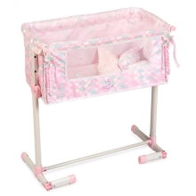 Dolls Co-sleeping Bed With Bedding, Pillow And Three Different Positions ocean Fantasy Collection, DeСuevas (12415)