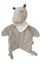 Hipopotamo de peluche con toalla, Kikadu (2414601)