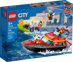 Set de LEGO Lancha de Rescate de Bomberos, juego de construcción (60373)