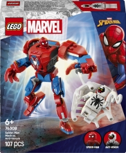 Set de LEGO Armadura Robotica de Spider-Man vs. el Anti-Venom, juego de construcción (76308)