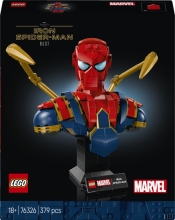 Set de LEGO Busto de Iron Spider-Man, juego de construcción (76326)