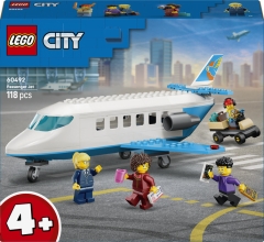 Set de LEGO Avion de Pasajeros, juego de construcción (60492)
