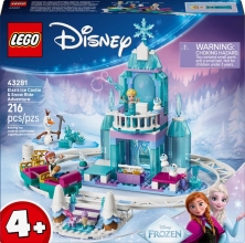 Set de LEGO Castillo de Hielo de Elsa y Aventura en la Nieve, juego de construcción (43281)