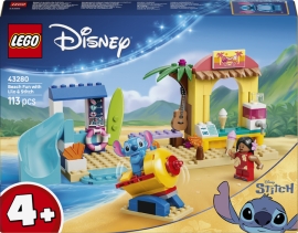 Set de LEGO Diversion en la Playa con Lilo y Stitch, juego de construcción (43280)