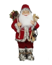 Santa Claus Rojo Con Esquis H- 60cm Gi1968, Trediser (71968)