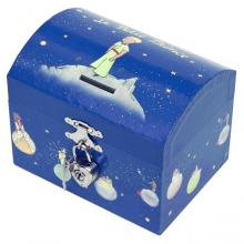 Hucha Musical Con Musica El Principito© Estrellas - Azul - Figura Del Principito, Trousselier (24266)