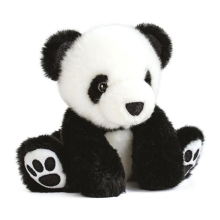 Doudou - So Chic Panda - Negro 17 cm, Top Toys (28663)