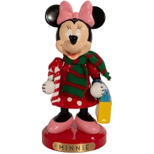 10 Minnie W-candy Cane Nutcracker, Christmas Inspirations (14224)
