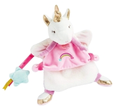 Marioneta De Mano De Unicornio Rosa - 25, Doudou (2103320)