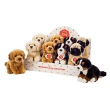 Sitting Dog 4 Styles 15 cm, Hermann Teddy (91952)