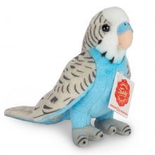 Budgerigar Blue 13 cm, Hermann Teddy (94159)
