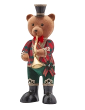 Oso Cascanueces H61 23x27 C3, Verde Rojo, Deco Spirit (03554)