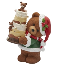 Decoracion De Oso Gourmet Led Alto 39 C5, Marron, Deco Spirit (30394)