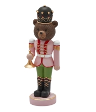 Decoracion De Oso Soldado De Juguete Alto 40 Ancho 16 Longitud 12 C5, Rosa Mixto, Deco Spirit (40218)