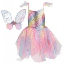 Vestido De Hadas Arcoiris, Talla Ee. Uu. 5 6, Great Pretenders (08253)