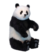 Hansa Peluche Mama Panda, Altura Del Asiento 150 cm, Hansa (41805)