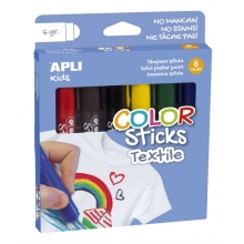 Tempera Solida Para Dibujar Textil., Apli Kids (75391)