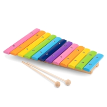 Xilófono(12 Compases) Madera - Multicolor, New Classic Toys (02364)