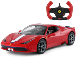 Coche De Juguete Ferrari 458 Speciale Radiocontrolado 1:14, Rastar (09821)