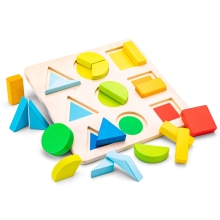 Tablero De Rompecabezas De Formas Geometricas, New Classic Toys (04658)