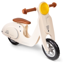 Motocicleta De Madera - Blanca, New Classic Toys (14305)