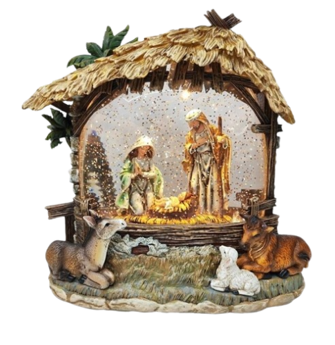 Nacimiento Musical C/agua Y Luz Led Xbv027 20x10x2, Trediser (43091)