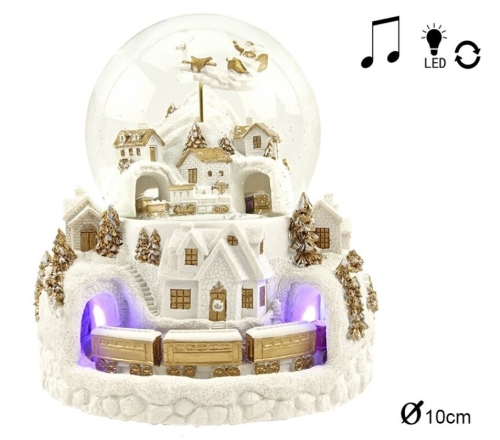 Bola Musical Bca Santa Claus Tren Base Girat. C/le, Trediser (43057)