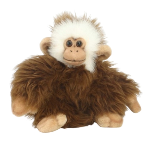 Juguete De Peluche Mono - Ulo 20 Cm.h Marron Oscuro Tumble, Hansa (2839)
