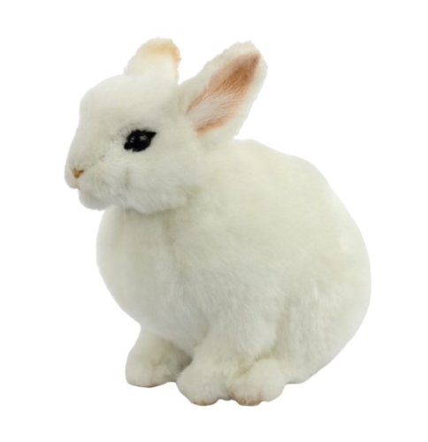 Juguete De Peluche Conejo Pigmeo Blanco 18cm.l, Hansa (8127)