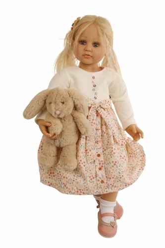 Johanna Talla 70 De Brigitte Paetsch Sentada, Schildkrot Puppen (00624)