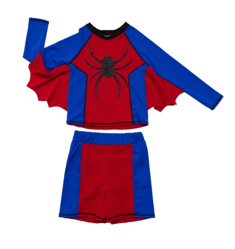 Traje De Baóo Super Spider - 2 Piezas, Talla Ee. Uu. 3-4, Great Pretenders (71731)
