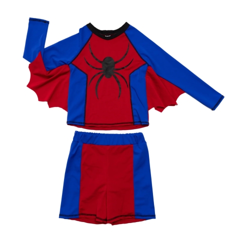 Traje De Baóo Super Spider - 2 Piezas, Talla Us 5-6, Great Pretenders (71755)