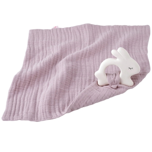 Conejo de goma con toalla rosa palido, Kikadu (1874605)