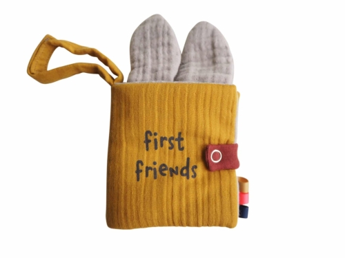 Libro de peluche con forma de conejo, Kikadu (1814802)