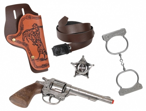 Wild West Revolver Set, 8 Tiros, Gonher (15701)