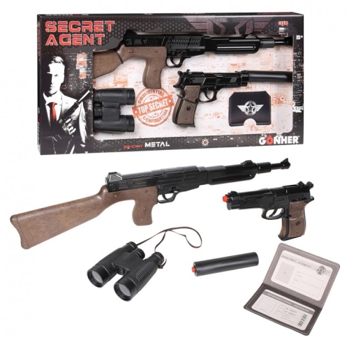Agente Secreto, 8 Tiros, Playset, Gonher (23966)