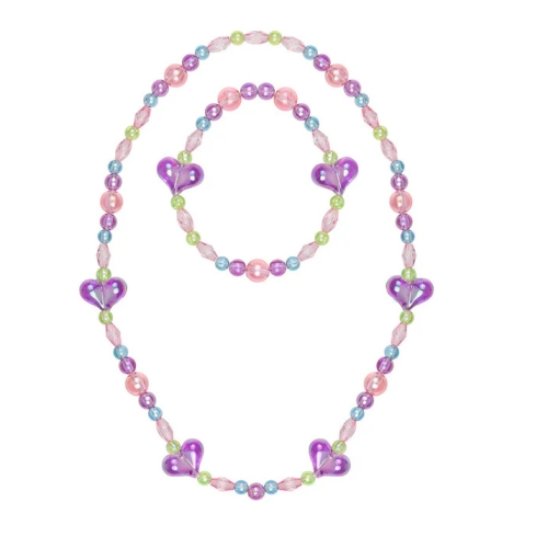 My Heart Will Go on Necklace & Bracelet Set (2 pcs), Great Pretenders (86027)