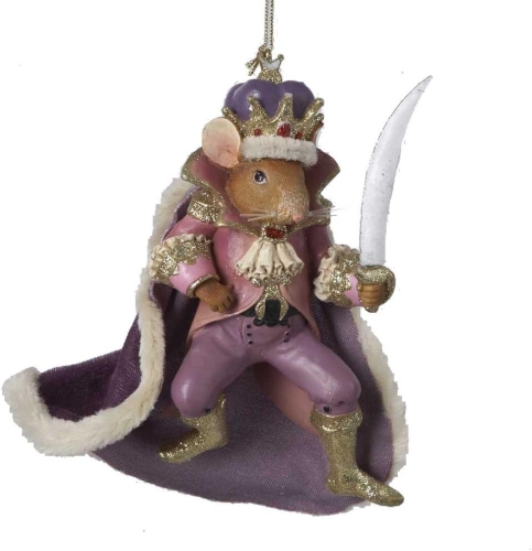 6 Resin Mouse King Orn., Christmas Inspirations (33920)
