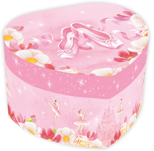Caja Musical Corazon Zapatillas, Protocol (30220JK)