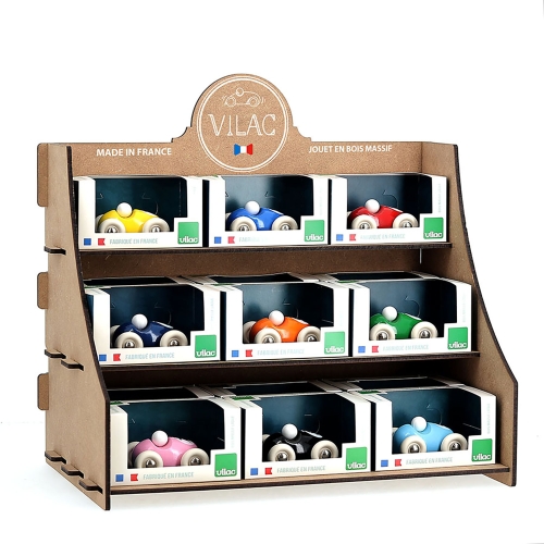 Surtido De Mini Rodrsters Con Madera Gratis, Vilac (23315)